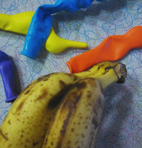 õhupallid ja banaanid